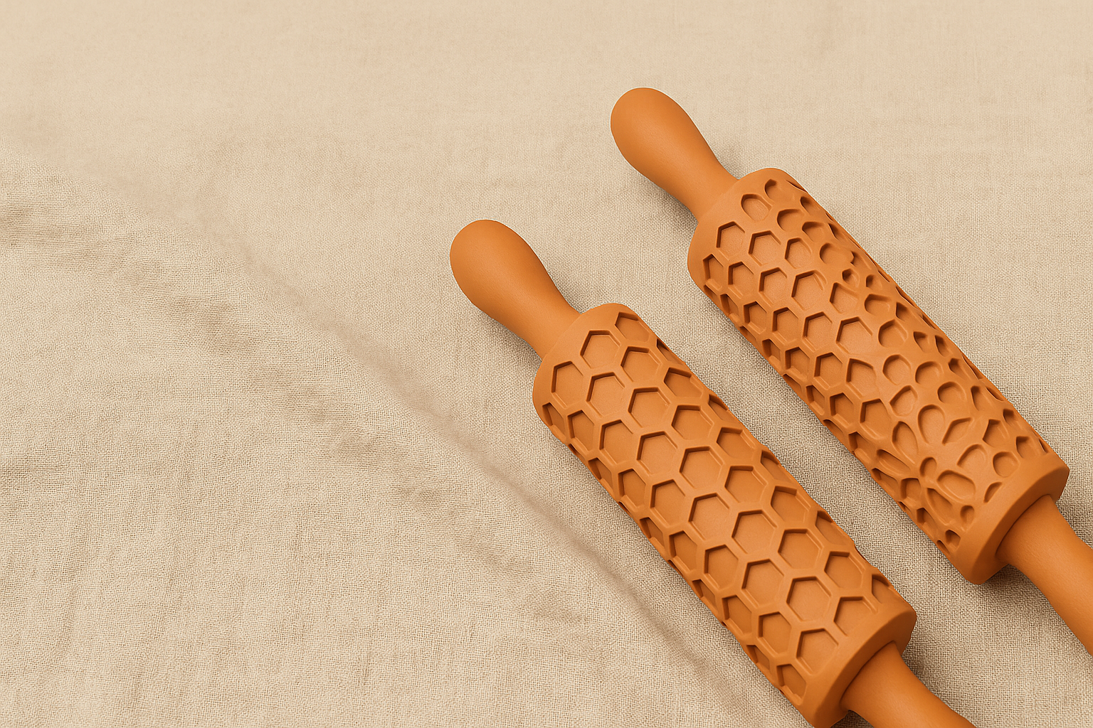 Rodillo con textura de panal de abeja